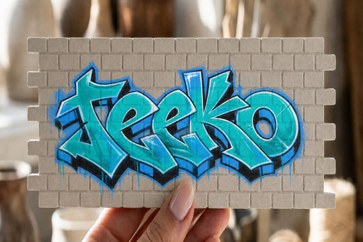 Graffiti of teeko