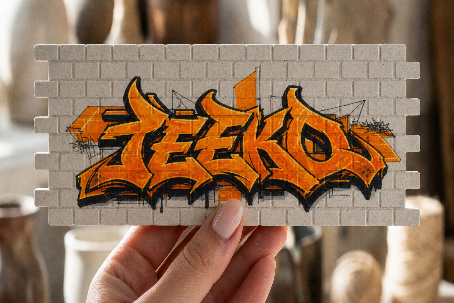 Graffiti of teeko